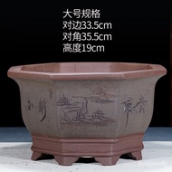 Yixing Purple Sand Flower Pot Stoneware Square Orchid Pots Clivia Potted Indoor Balcony Flower Plant Bonsai Promotion