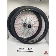 Wheelset Cult 27.5 x 2.10 QR w/ tires and tubes quick release