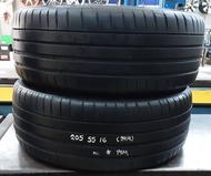 USED TYRE SECONDHAND TAYAR MICHELIN PILOT SPORT 4 205/55R16 80% BUNGA PER 1 PC