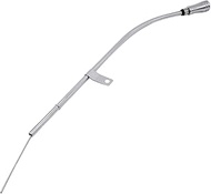 1 pc SHLPDFM Chrome Silver Steel Passenger Side 23" Long Engine Oil Dipstick 9420D Aluminum Handle a