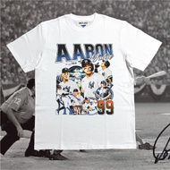 Aaron Judge NY Yankees Tshirt Heavyweight Cotton Combed 16s Kaos MLB Bootleg Vintage