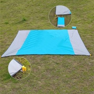 《Europe and America》 Outdoor Picnic Camping Mat Moistureproof Waterproof PVC Foldable Sand Free Beach Pad Sandless Mattress Relaxing Sleeping Blanket