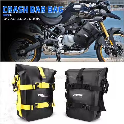 Crash Bar Bag Waterproof Motorcycle Bag Universal Backpack 6-8L Bumper Side Saddlebag For Voge DSX90