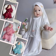 Zalira Kids Original Shana Series GAMIS BAYI Gamis Anak Perempuan terlaris Usia Newborn sampai 5 tahun GAMIS NEWBORN