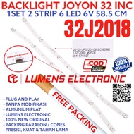 Backlight Tv Led Joyon 32 Inc 32Jd2018 32Jd 2018 Lampu Bl 6K 6V Lampu