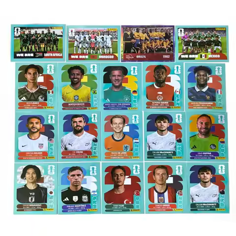 Genuine Panini Soccer Card 2026 World Cup Champion Sticker Pack Panini Card Soccer Memorabilia Colle