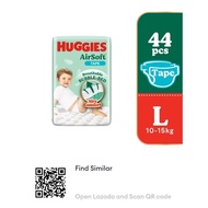 HUGGIES AirSoft Tape Diapers L 44s
