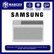 Samsung 1.5HP Window Type Compact Non-Inverter Aircon AW12CGHLAWKNTC