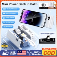 【CCC certification】2 in1 5000mAh 3C Powerbank Mini Portable LED for iPhone Android Micro USB Power B