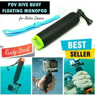 Pov Dive Buoy Floating Monopod for Action Camera GoPro / Xiaomi Yi / Xiaomi Yi 2 4k Kamera Aksi Tong