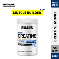 Micronized Creatine Monohydrate Powder (250g) 50 servings - One Shot Nutrition / Pharmanutri