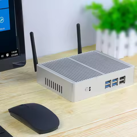Household Mini PC Intel Core i7-4500U i5-4200U Windows 10 Linux HTPC HDMI VGA Display 300M WiFi Giga