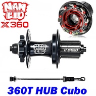 2025 NanLio X360 Bicycle Hubs 32 Holes 8 Pawls 360T Loud Noise Hub Sealed Lubricated Bearings Hub HG