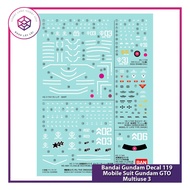 Bandai Gundam Decal Accessories 119 Mobile Suit Gundam GTO Multiuse 3