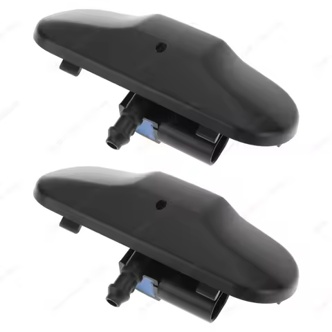 2Pcs Front Windshield Washer Nozzles Sprayer Jet Heated Set For Audi A1 8X A4 B8 Q3 Q5 Q7 4L TT 2010