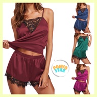 962 Women's Pajama Set Silk Satin Look Daily Wear with Beautiful Brocade Charming Sexy Teenage Girls