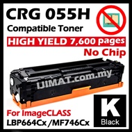 Cartridge 055 Compatible to Canon 055 055H CRG055 imageCLASS LBP664Cx LBP-664CX MF-746CX MF746Cx Bla