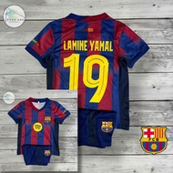 Áo Bóng Đá Trẻ Em Barcelona Messi Yamal - Vải Thái Mát Lạnh - In Tên và Số Theo Yêu Cầu Riêng