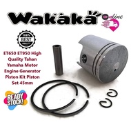 ET650 ET950 High Quality Tahan Yamaha Motor Engine Generator Piston Kit Piston Set 45mm