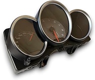 Matt Chrome Dashboard Dial Gauge Rings Bezel for Porsche Macan 95B 2014-2023/for Porsche 718 Cayman 