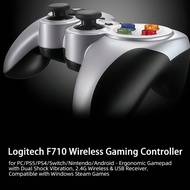 F710 Multi-Platform Controller Works With PC/TV Box Dual Rumble Motors Driver-Free Setup Retro Gamin