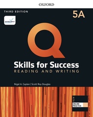 Q Skills for Success 3rd ED 5 Reading and Writing Student Book A iQ Online Practice (P)