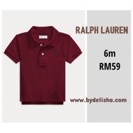 RL Baby/Boy Shirt Maroon