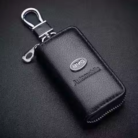 Leather Car Key Case for BYD Dolphin TANG Atto 3 Yuan Plus Song Plus E2 SEAL Qin Pius M2 F3 Remote C
