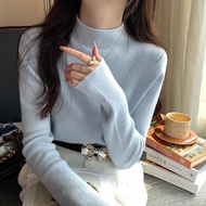 Women's White Knitted Turtleneck Sweater - Fall 2025