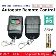 Auto gate SMC5326 AutoGate Door Remote control 330 MHZ / 433 MHZ! 2 buttons,8 pin / CLONE &amp; COPY TYPE