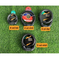 4-digit wire lock, bicycle lock, gate lock