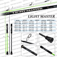 OPASS fishing rod LIGHT MASTER 2 PCS BUTT JOINT JIGGING ROD Opass Spinning Light jigging rod