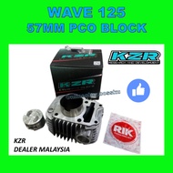 WAVE 125 RACING BLOCK ASSY 57 MM KOZI 57MM W125 FOR HONDA WAVE125 W125 125S 125X SET WITH PISTON RIN