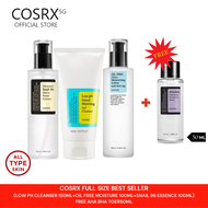 Cosrx Full Size Best Seller(Low pH Cleanser 150ml+Oil Free Moisture 100ml+Snail 96 Essence 100ml)+Free AHA BHA 50ml