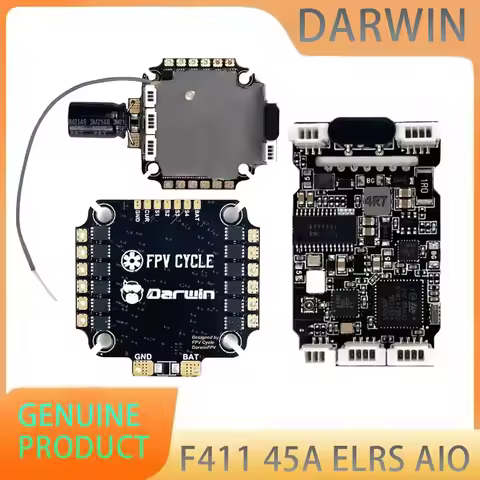 DarwinFPV F411 45A ELRS AIO CineApe35 Integrated ELRS 2.4G Support for Install O3/VISTA/HDZERO/Avata