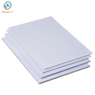 [Dovewill] 5 Pieces PVC Sheets Foam Board DIY PVC Sheet Foam Board White Foam Sheets for Building Mo