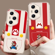 honor magic v3 casing honor magic 5 pro casing Mario Suitable Honor 400 Phone Case Transparent Huawe