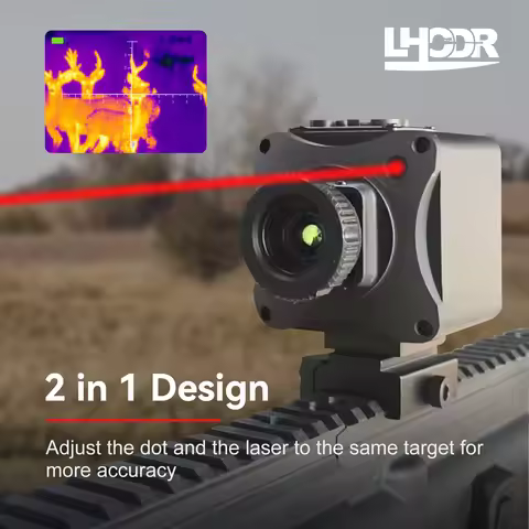 LHODR Thermal Imaging Night Vision Scope for Hunting – 320 * 240 Resolution Infrared Thermal Scope w