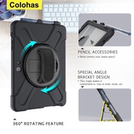 For Microsoft Surface GO 2 All-in-One Protective Case Fall Protection Sleeve Rugged Cover Case with Pen Holder Shoulder