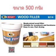 Acrylic Putty BOSNY WOOD FILLER B218 b-218 0.5KG Can.each 110.- FILLER/b