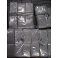 plastik tarik LDPE size 3.5x12,4x12 ( tebal 0.06mm)