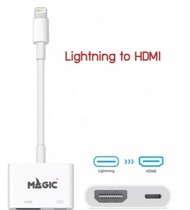 Cable Adapter Lightning To HDMI + Charging MAGIC (A5-10) White