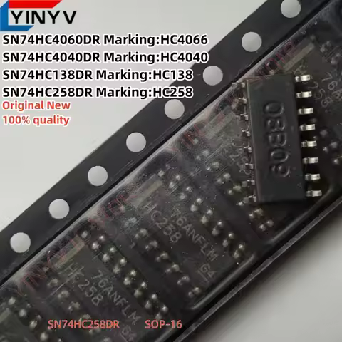 20Pcs SN74HC258DR HC258 SN74HC138DR HC138 SN74HC4060DR HC4066 SN74HC4040DR HC4040 74HC258D 74HC138D 
