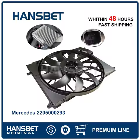 Engine Cooling Fan Assembly 850W Fits Mercedes Benz W220 S300 S320 S600 CL55 CL65 2205000193 S400 CL