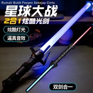 ♟△Pedang laser Douyin Star Wars lightsaber mainan pemancar cahaya tongkat cahaya tongkat laser tongk