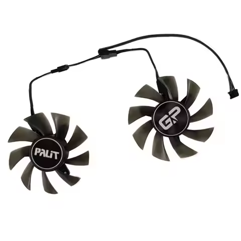 2Pcs/Set 80(75MM) DIY GPU Cooler,TH8015S2H-PCC02 Graphics Cards Fan,For Palit GeForce GTX 1650 SUPER