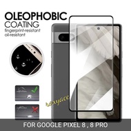 Tempered Glass Pixel 8  8 Pro Oleophobic Coating