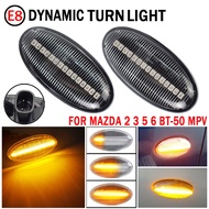 For Mazda 3 2 5 6 BT-50 MPV II LED Dynamic Car Blinker Side Marker Turn Signal Light Lamp Accessories