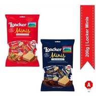 LOACKER MINIS NAPOLITANER/CREMKAKAO WAFER BISCUITS 200GM (20'S/PKT)