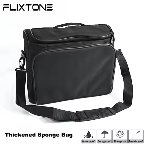 Flixton Projector Storage Bag for E900 mini ,ET32 ,L9W UItra X9 UItra support most LED projector mul